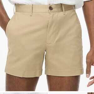 J Crew Factory Mens 5" flex chino short